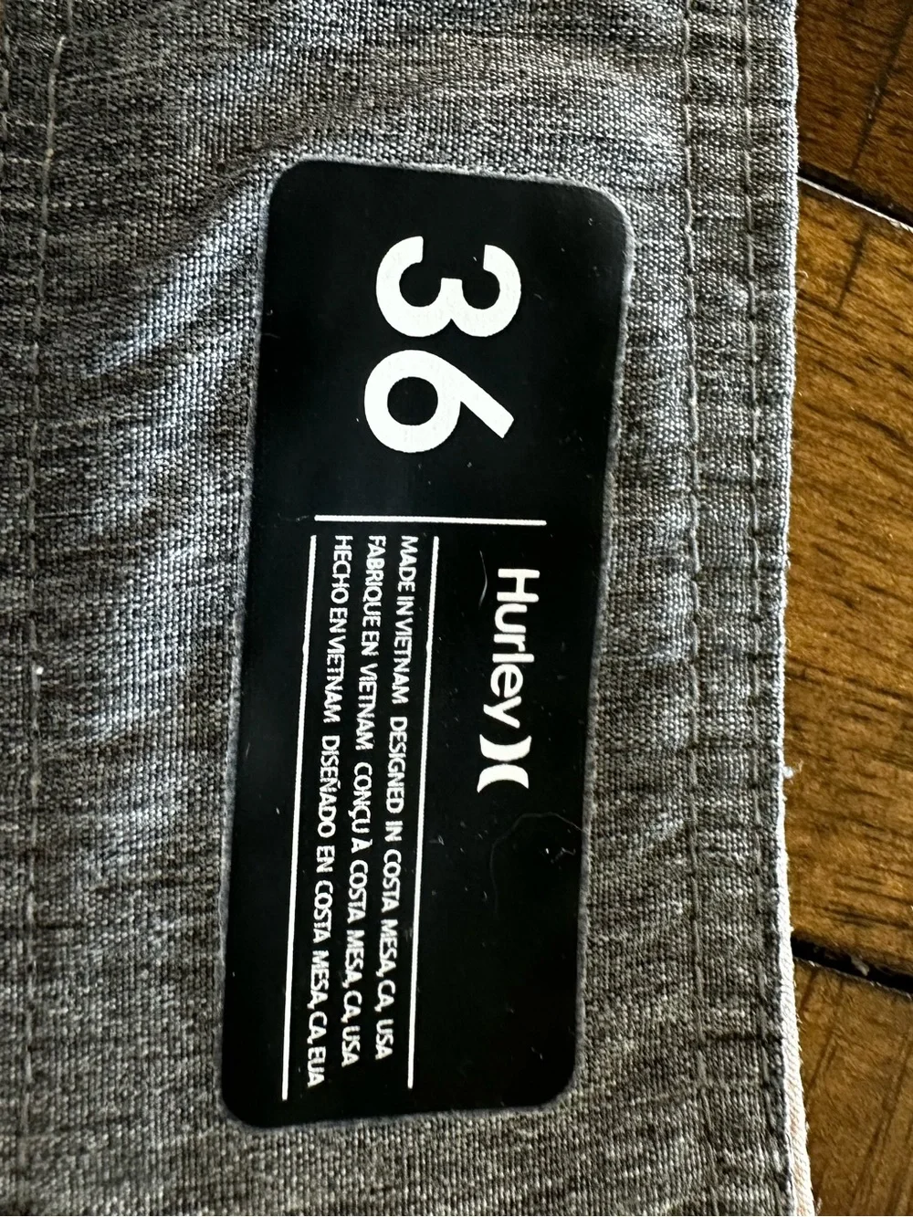 Hurley fabric up
